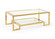 Chelsea House (General) Cocktail Table in Antique Brass/Clear (460|384479)