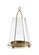 Chelsea House (General) Candleholder in Antique Brass/Clear (460|384254)