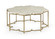 Chelsea House (General) Cocktail Table in Natural Capiz/Antique Silver (460|384198)