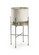 Chelsea House (General) Candleholder in Rusticated White/Silver/Antiqued (460|384075)