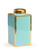 Claire Bell Vase in Blue/Gold (460|383641)