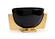 Chelsea House (General) Bowl in Antique Gold Leaf/Gloss Black (460|383158)