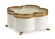 Lisa Kahn Cachepot in Cream/Antique Gold (460|382899)