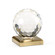 Lisa Kahn Crystal Ball Accent in Clear/Brass (460|382542)