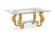 Chelsea House (General) Coffee Table in Gold Leaf/Beveled (460|381335)