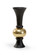 Wildwood (General) Vase in Black/Gold (460|301925)