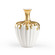Frederick Cooper Vase in White/Gold (460|296103)