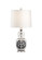 Wildwood One Light Table Lamp in Black/White (460|23387)