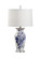 Vietri One Light Table Lamp in Blue/White (460|17217)