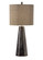 Vietri One Light Table Lamp in Hand Sculpted/Textured Bronze Glaze (460|17169)