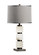 Wildwood (General) One Light Table Lamp in Natural White/Blacksmith (460|16133)