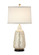 Wildwood (General) One Light Table Lamp in Natural Capiz/Espresso (460|13118)