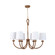 Bimini Six Light Chandelier in Natural (400|16-1272)