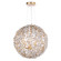 Cheshire Six Light Chandelier in Gold Leaf (400|16-1184GL)