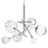 Molten Six Light Chandelier in Polished Nickel (400|16-1089PN)