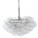 Bubbles One Light Chandelier in Brushed Nickel (400|16-1044CLR)