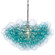 Bubbles One Light Chandelier in Brushed Nickel (400|16-1044AQ)