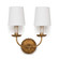 Clove Two Light Wall Sconce in Antique Gold Leaf (400|15-1074)