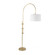 Arc One Light Floor Lamp in Natural Brass (400|14-1004NB)