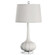 Milano One Light Table Lamp in White (400|13-1044WT)