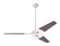 Torsion 52''Ceiling Fan in Gloss White (201|TOR-GW-52-GY-271-002)