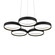 LED Pendant in Black (429|PDR5-3K-BK)