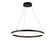 Circa LED Pendant in Black (192|HF5027-BK)