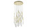Main St. LED Pendant in Brushed Brass (192|HF2031-BOA-BB)