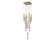 The Original Glacier LED Pendant in Brushed Brass (192|HF1905-13-GL-BB)