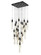 The Original Glacier LED Pendant in Black (192|HF1904-25-GL-BK)