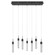 Boa LED Pendant in Black (192|HF1900-7-BOA-BK)