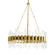 Haskell Eight Light Chandelier in Antique Brass (314|89094)