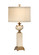 Wildwood (General) One Light Table Lamp in Natural White/Antique Patina (460|9531)