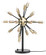 Sputnik Table Lamp in Antique Brass (325|HGRA474)