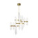 Langston LED Chandelier in Plated Brass (182|700LGSN31BR-LED927)