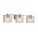 Fusion Three Light Bath Bar in Brushed Brass (102|FSN-8443-20-OPAL-BRSS)