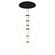 Hoops LED Chandelier in Black (401|1273P35-6-101-R)