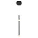 Flute LED Pendant in Black (401|1262P5-1-101)