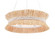 Seychelles Collection Six Light Chandelier in Sugar White/Natural Raffia (142|9000-0875)
