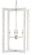 Arietta Collection Four Light Chandelier in Mother of Pearl/Contemporary Silver Leaf (142|9000-0575)