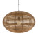 Vanadis One Light Pendant in Satin Black/Natural (142|9000-0463)