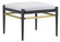 Visby Ottoman in Cerused Black/Brushed Brass (142|7000-0291)