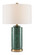 St. Isaac One Light Table Lamp in Green/Brass (142|6000-0771)