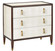 Evie Chest in Ivory/Dark Walnut/Brass (142|3000-0141)