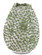 Milione Vase in White/Green (142|1200-0301)