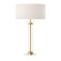 Sasha Two Light Table Lamp in Brushed Gold/White Linen (452|TL567218BGWL)