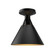 Archer One Light Flush Mount in Matte Black (452|FM584811MB)