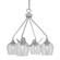 Odyssey Three Light Chandelier in Brushed Nickel (200|2604-BN-4812)