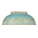 Kinsley Two Light Flush Mount in Aged Galvanized Steel (62|0865-FM AGV-TEAL)