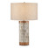 Hyson Collection One Light Table Lamp in Natural/Brass (142|6000-0823)
